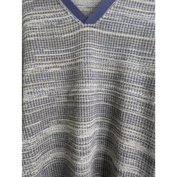 Vintage Tricots St. Raphael Merino Wool Grandpa style V neck sweater Men's sz L - Picture 2 of 9